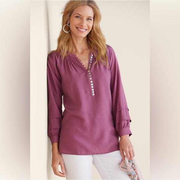 Soft Surroundings Polanco Top size 1x - Picture 1 of 11